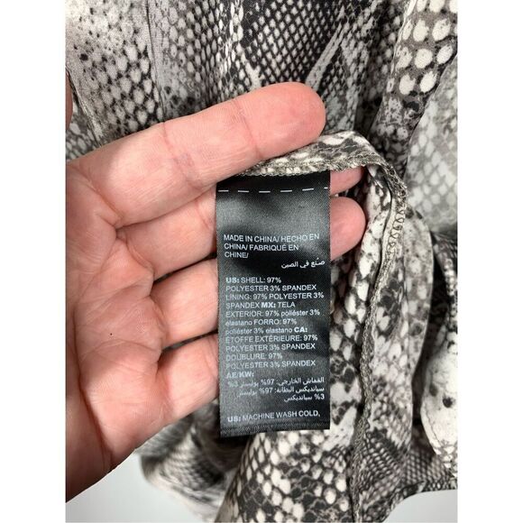 White House black market snake skin print midi dress size 2 ￼ - Picture 7 of 8